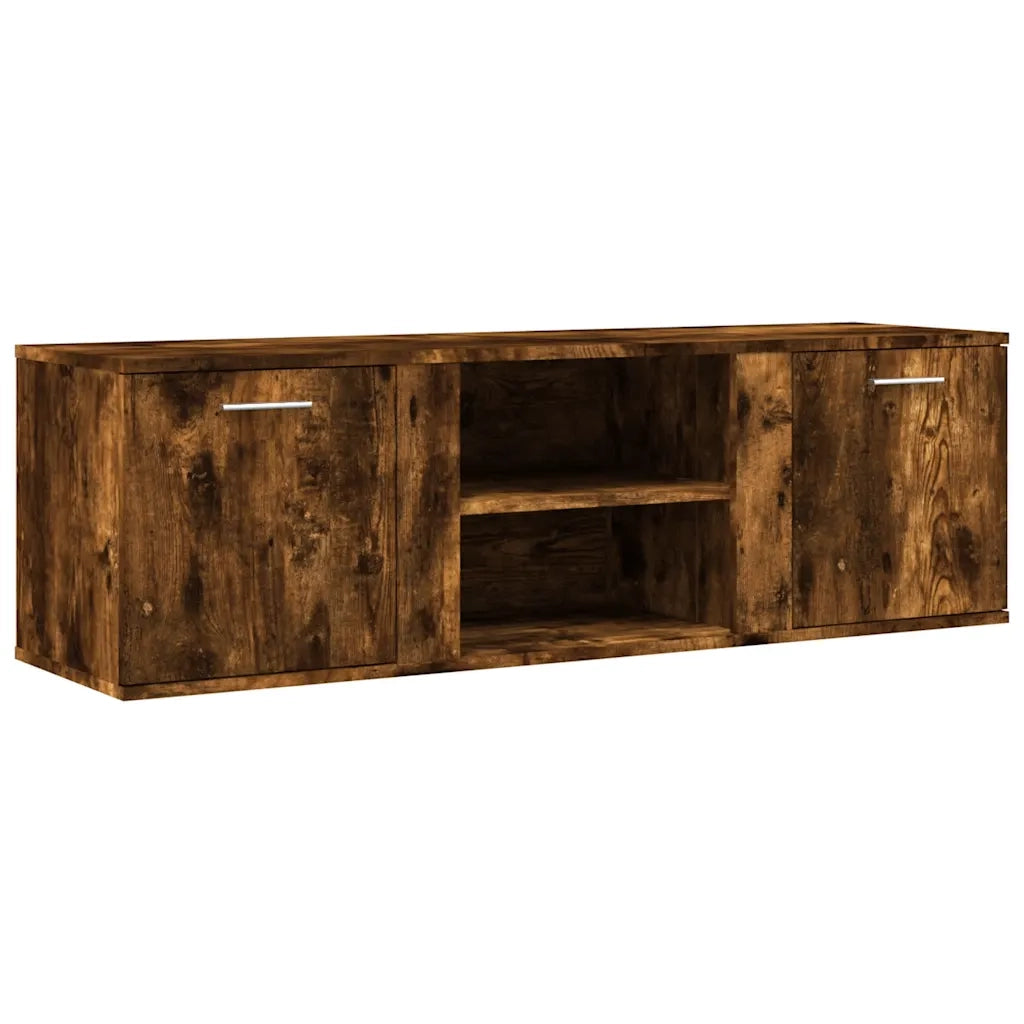 Mobile Porta TV Rovere Fumo 120x34x37 cm Legno Multistrato 833556