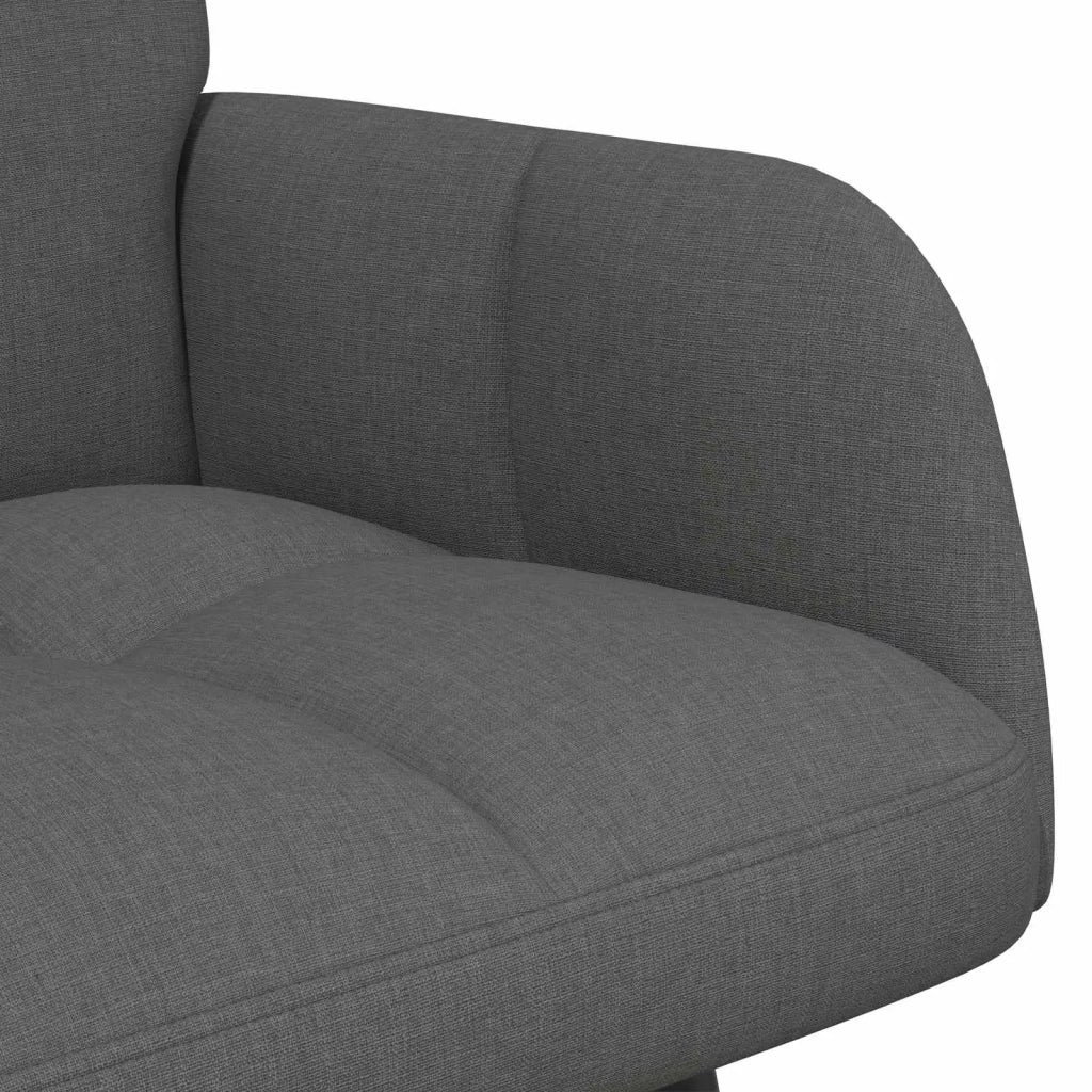 Sofa a Due Posti Grigio scuro 115 x 61 x 87 cm Tessuto 42028930