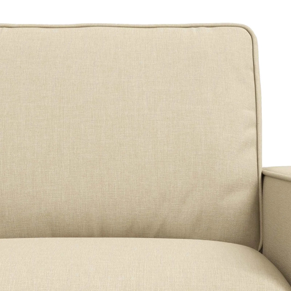 Set di divani 2 pcs Crema 162 x 80 x 82 cm Tessuto