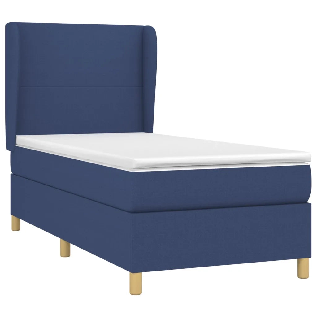 Giroletto a Molle con Materasso Blu 80x200 cm inTessuto 3128323