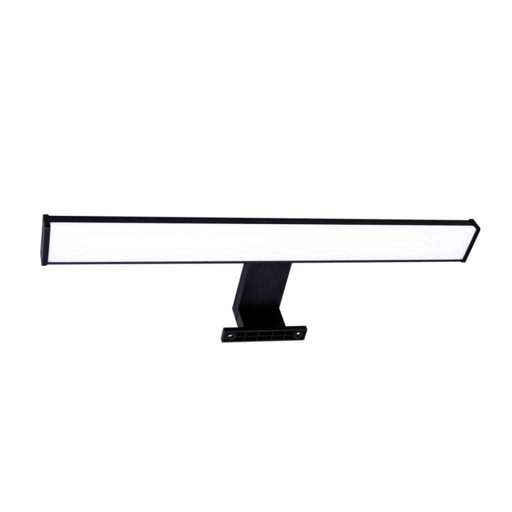 Applique bagno specchio LED 8W 4000K 40cm nero IP44