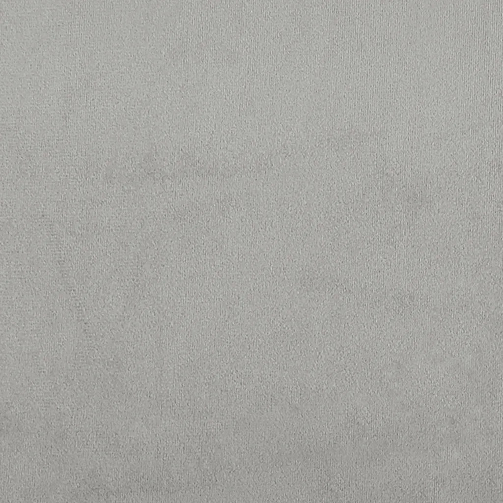 Divano a 3 Posti Grigio Chiaro 180 cm in Velluto 359539