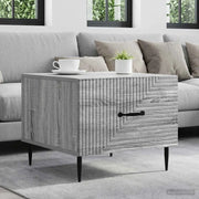 Tavolino da salotto con cassetto Grigio Sonoma 49 x 50 x 40 cm 894971