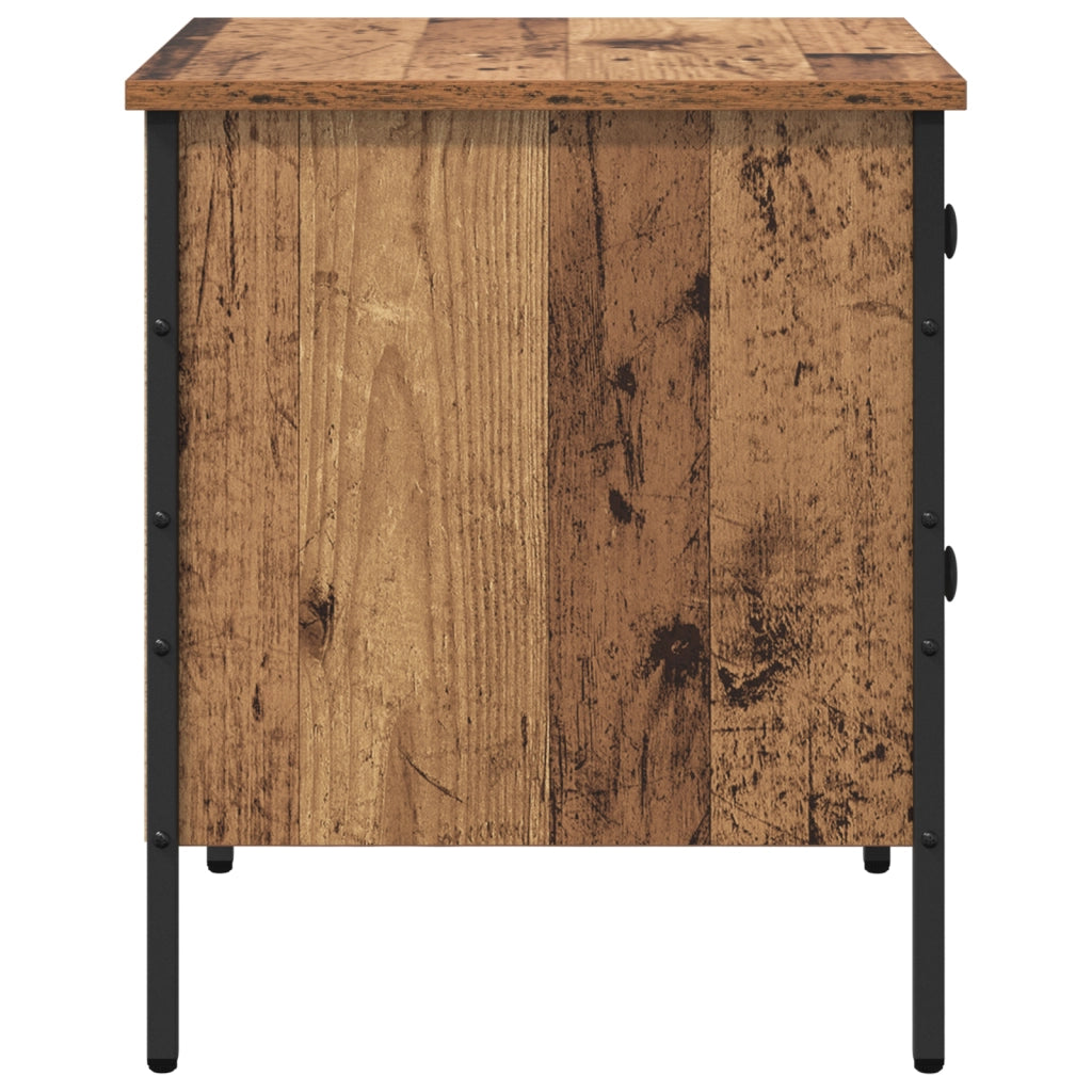 Comodino in Legno Invecchiato 40x42x50 cm Legno Ing.