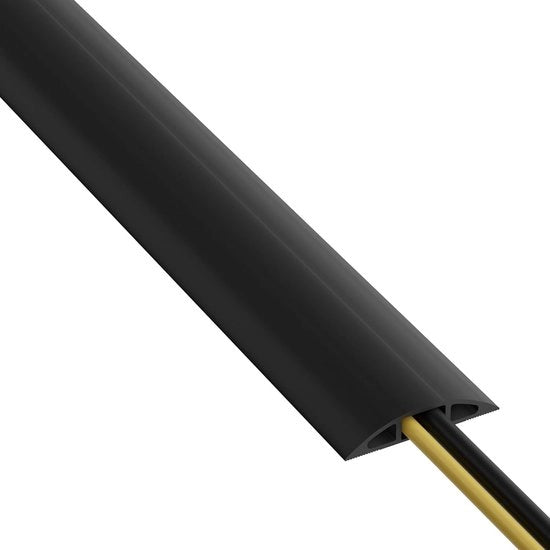 Copertura cavo pavimento - Protezione cavi - 1 pezzo - Nero - 1,8 metro