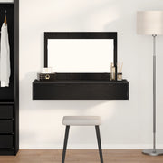 Toeletta da Montare a Parete in Rovere Nero, 100x40x70 cm