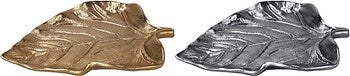 1 Pezzo Foglia Decorativa Casa Svuotatasche in Ferro 22 x 16 cm 2 Colori