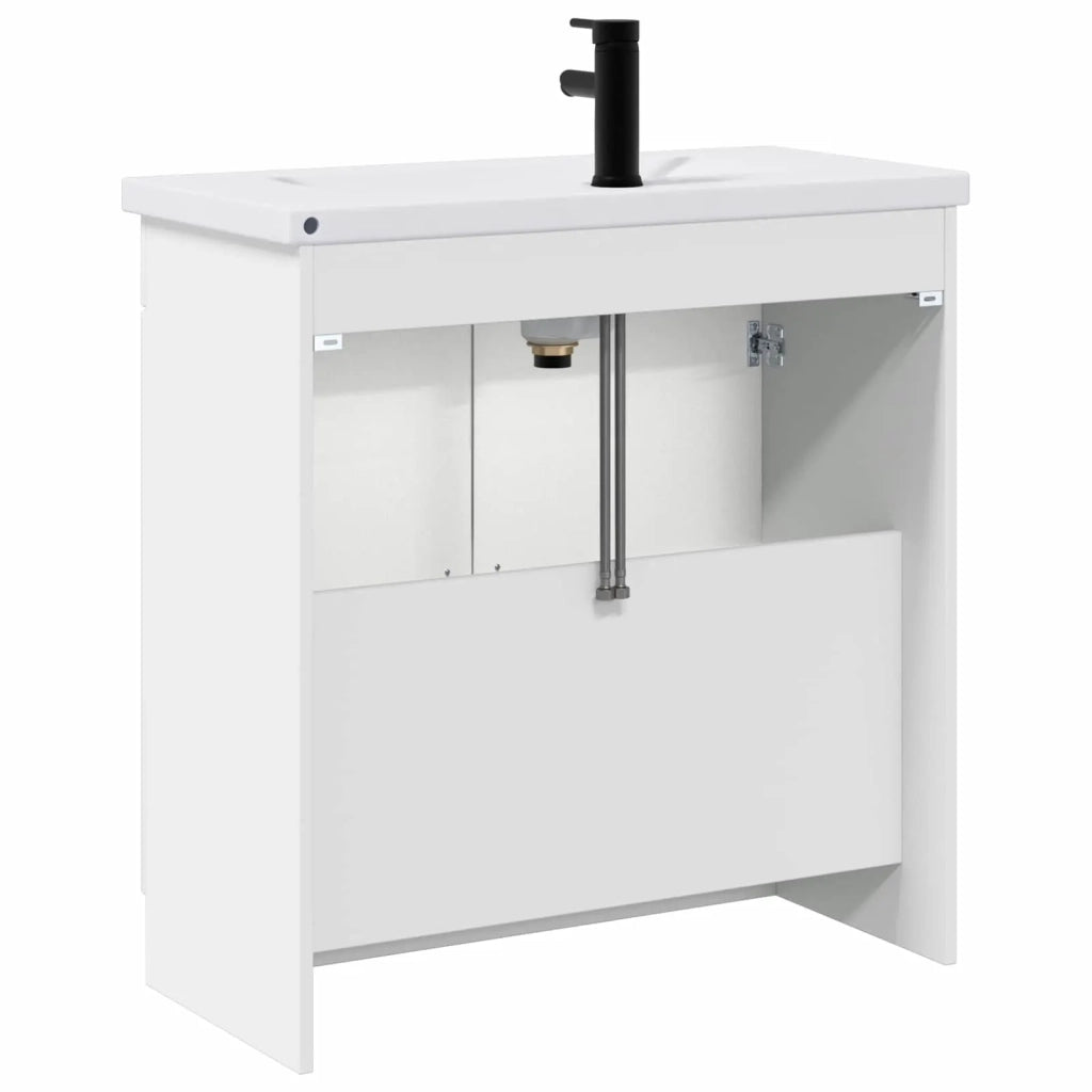 Set di mobili per il bagno Bianco Lucido 56 x 37,5 x 81 cm 3404128