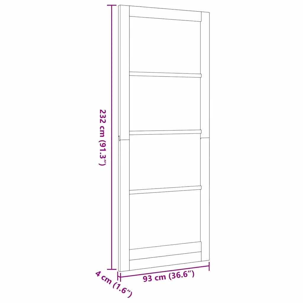 Porta Interna ORKDAL Bianco Primer 93 x 232 cm 4102708
