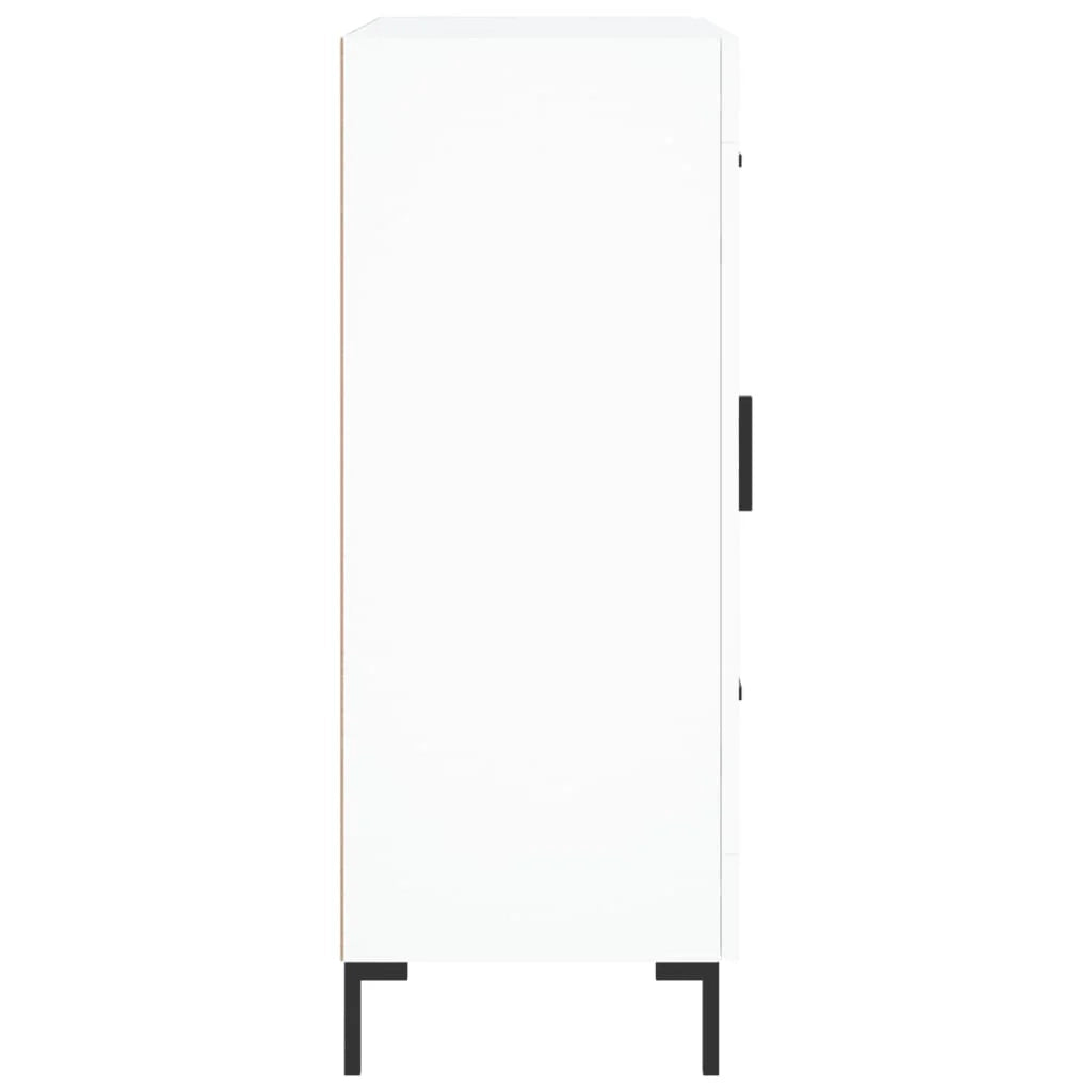 Buffet credenza cassettiera armadio mobile contenitore organizer per cucina soggiorno salotto 69,5 x 34 x 90 cm legno ingegnerizzato bianco 02_0030437