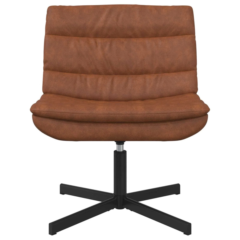 Sedia girevole Marrone 63 x 75 x 76 cm PU Antico 42007349