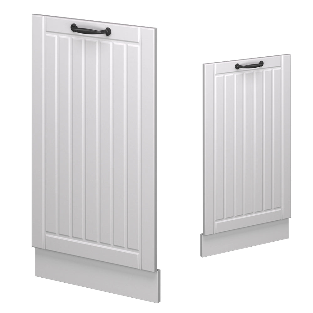 Vicco Pannello frontale della lavastoviglie Bianco casa di campagna 45 cm , PL Rovere