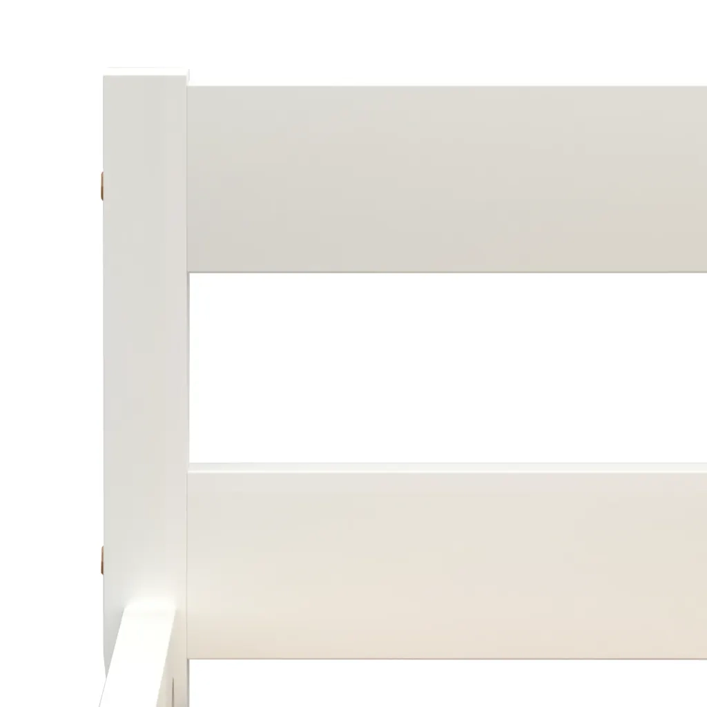 Dormeuse Estraibile senza Materasso Bianca Legno Pino 90x200 cm 283184