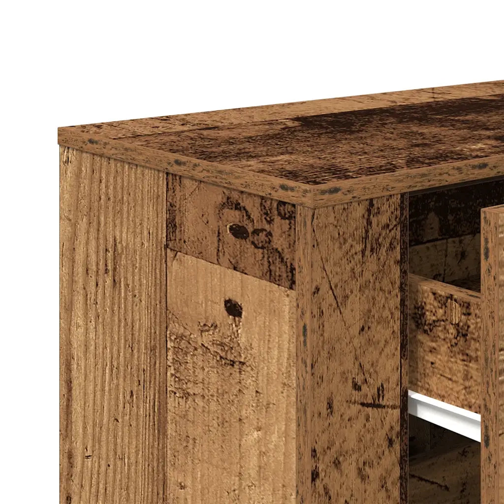 Credenza | Madia | Buffet da pranzo | Armadio da pranzo Legno Vecchio 80x33x70 cm in Truciolato