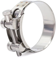 Slangklemme in Acciaio Inox 304 - 4 Pezzi - Serratura Robusta - Campo di Apertura 52-55 mm - Larghezza della Cintura 22 mm - Resistente alla Corrosione