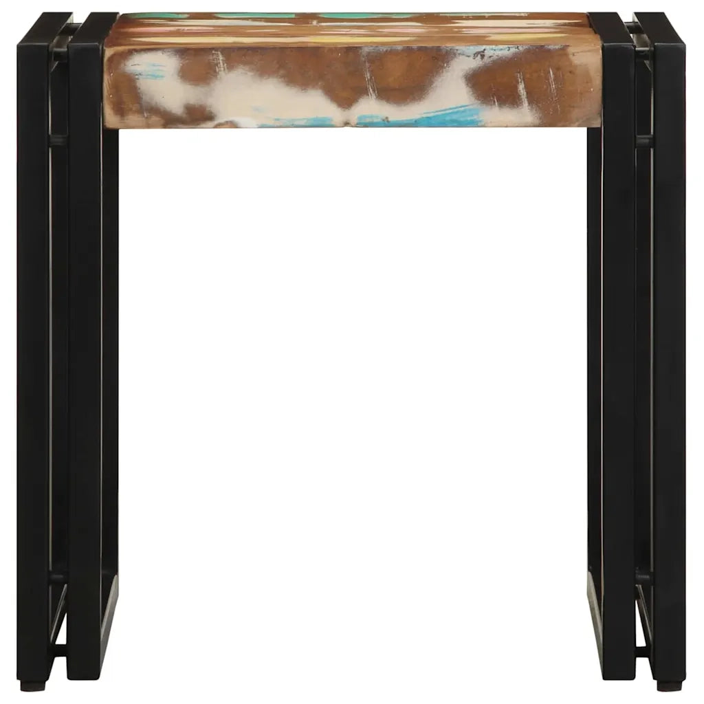 Tavolino da salotto 40 x 40 x 38 cm Legno Recuperato Massello 4102729