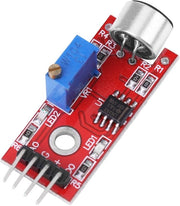 Modulo Microfono Alta Sensibilità - Uscita Silenziosa - Amplificatore Audio - Tensione di Alimentazione 3,3 V/5 V - Gain Fisso 20 dB - Dimensioni 15 x 9 mm - Sensore Acustico