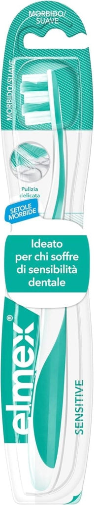 ELMEX SPAZZOLINO SENSITIVE PER DENTI SENSIBILI SETOLE MORBIDE MANICO ERGONOMICO 1 PZ