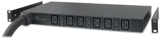 Apc basic rack pdu ap7526 unità di distribuzione dell'energia (pdu) 6 presa(e) ac 1u nero