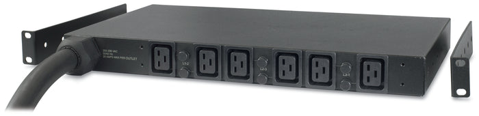 Apc basic rack pdu ap7526 unità di distribuzione dell'energia (pdu) 6 presa(e) ac 1u nero