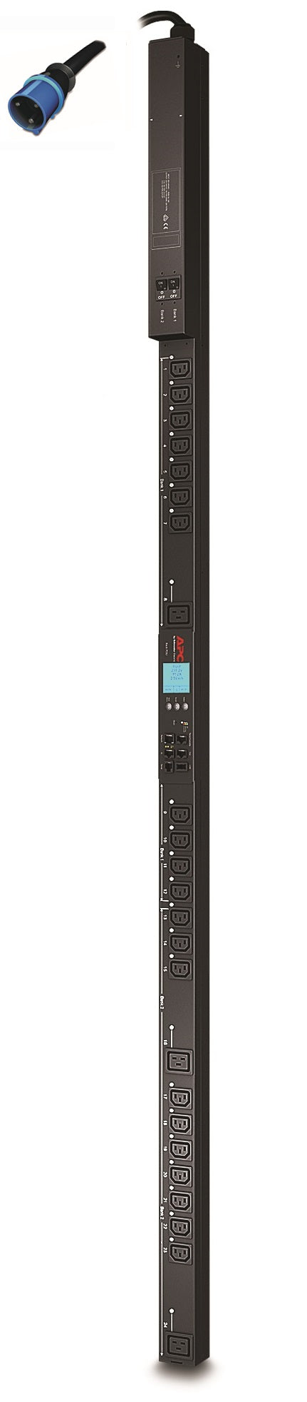 Apc switched rack pdu unità di distribuzione dell'energia (pdu) 24 presa(e) ac 0u nero - AP8653