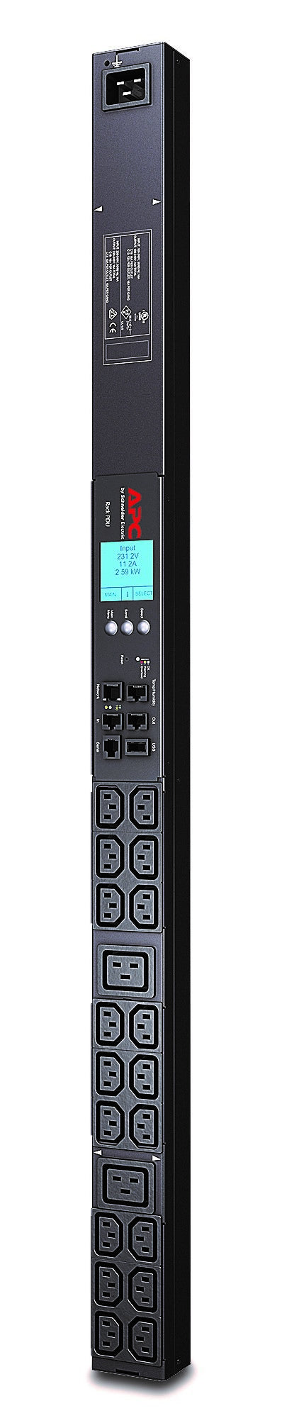 Apc ap8858 unità di distribuzione dell'energia (pdu) 20 presa(e) ac 0u nero