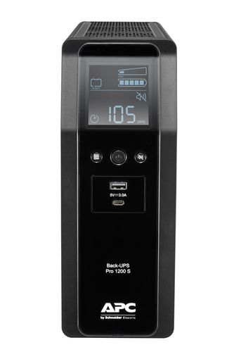 Apc back ups pro br 1200va gruppo di continuità (ups) a linea interattiva 1,2 kva 720 w 8 presa(e) ac - BR1200SI