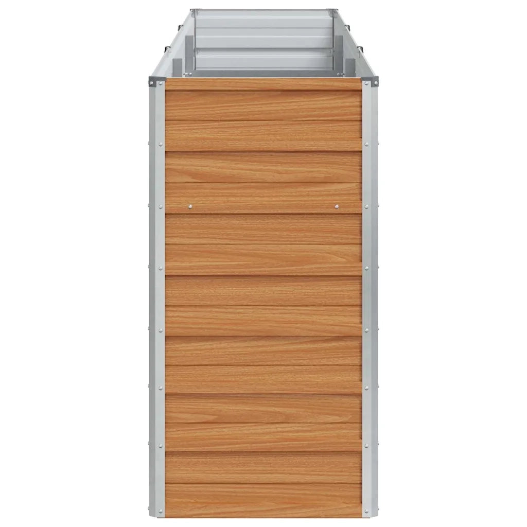 Letto rialzato da giardino Marrone Chiaro 240 x 40 x 77 cm