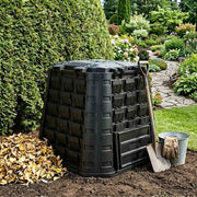 Compostiera da giardino Nero 91 x 91 x 83 cm 100% PP 42033412