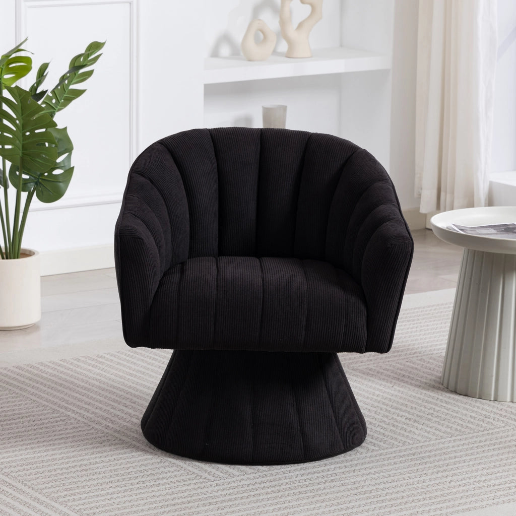 Poltrona Girevole da Ufficio Ergonomica ¨C Xylo ¨C Nera, Braccioli, Design Moderno