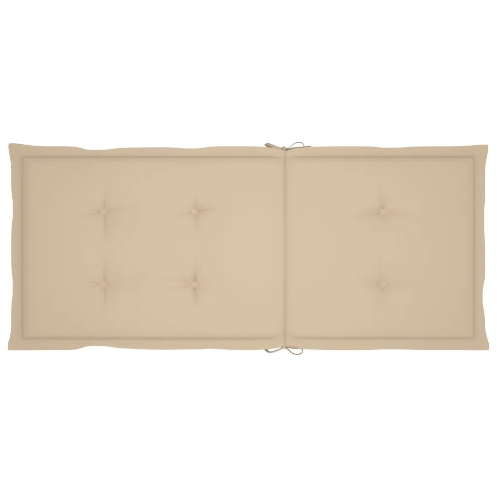 Sedie da Giardino Reclinabili 6 pz con Cuscini Massello Acacia 3065320