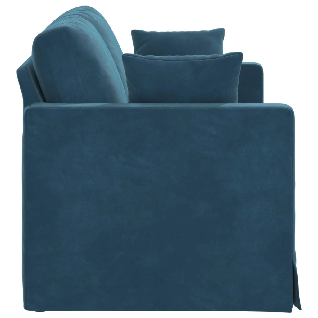 Divano Blu 138 x 78 x 80 cm Velluto 42024421