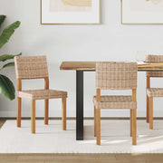 Sedia da pranzo 2 pcs Naturale 46 x 55 x 84 cm Rattan Kubu