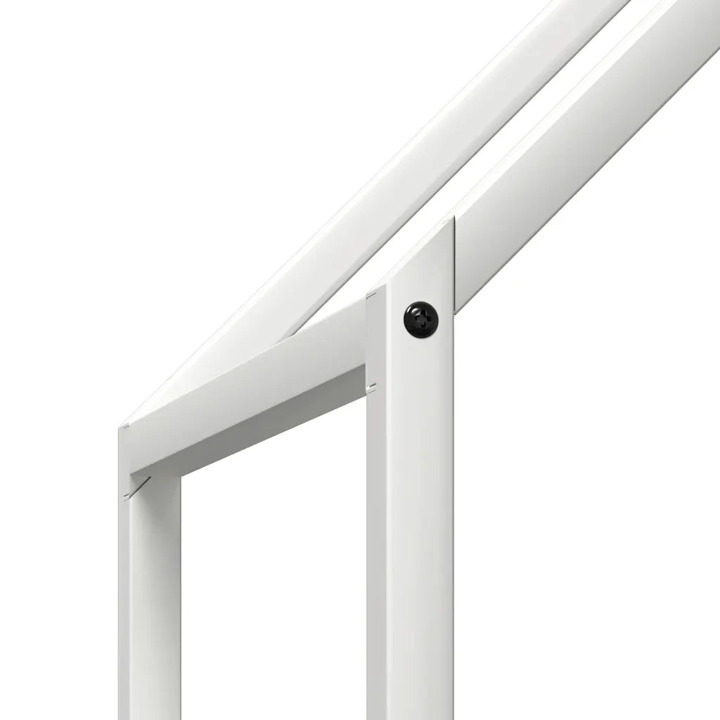 Rastrelliera per Legna da Ardere Bianca 60x25x90 cm CFW7568767