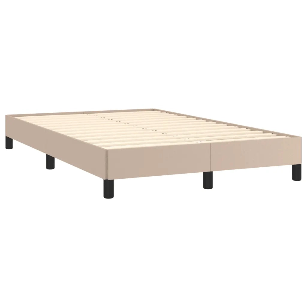 vidaXL Giroletto senza Materasso Cappuccino 120x190 cm in Similpelle