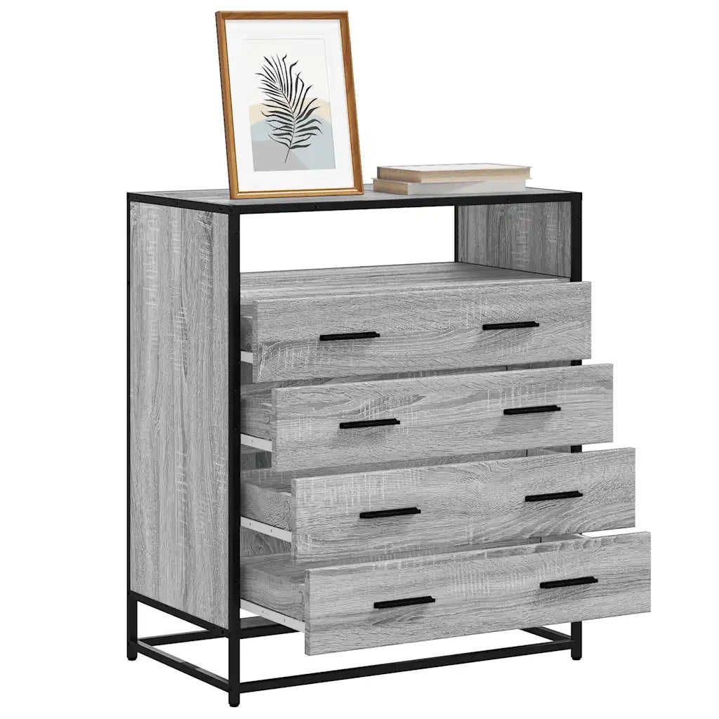 Cassettiera Grigio Sonoma 70x41x83,5 cm in Legno Multistrato CFW5911146