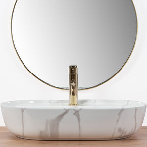 Lavabo Da Appoggio Rea Aura 61 Marmo Shiny