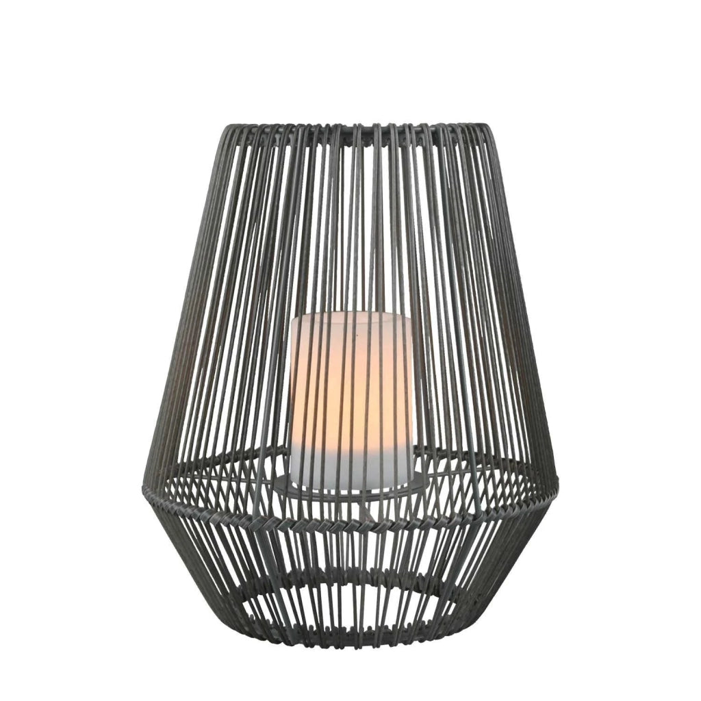 LÚZETE - LANTERNA ESTERNA SMD LED 2 W SOLARE 30 CM NERO RIVER