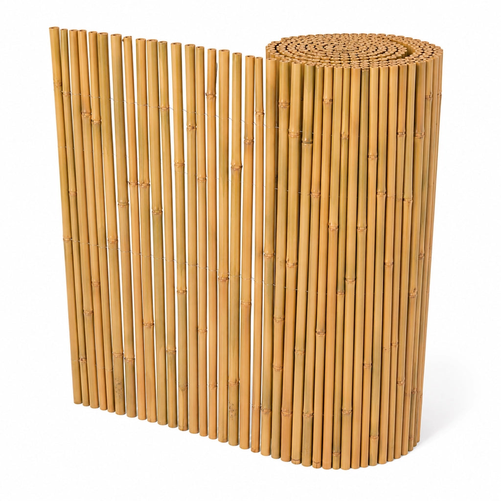 Arella In Bambù Naturale Per Recinzioni E Coperture Esterno Schermo Privacy Stuoia In Canna Bamboo Ombreggiante Giardino Balcone 2 x 3 M