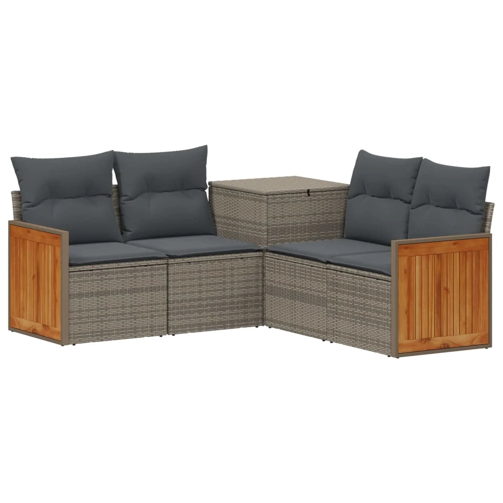 Set di divani 5 pz Grigio e Grigio Scuro 3447962
