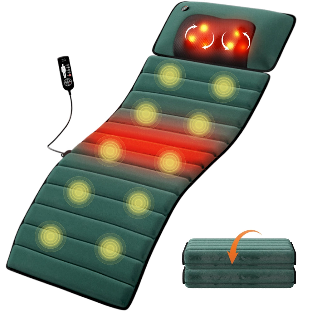 Cuscino massaggiante elettrico multifunzione per tutto il corpo (massaggio gambe escluso), in memory foam, dimensioni 155¡Á50¡Á3 cm, per massaggio a spa