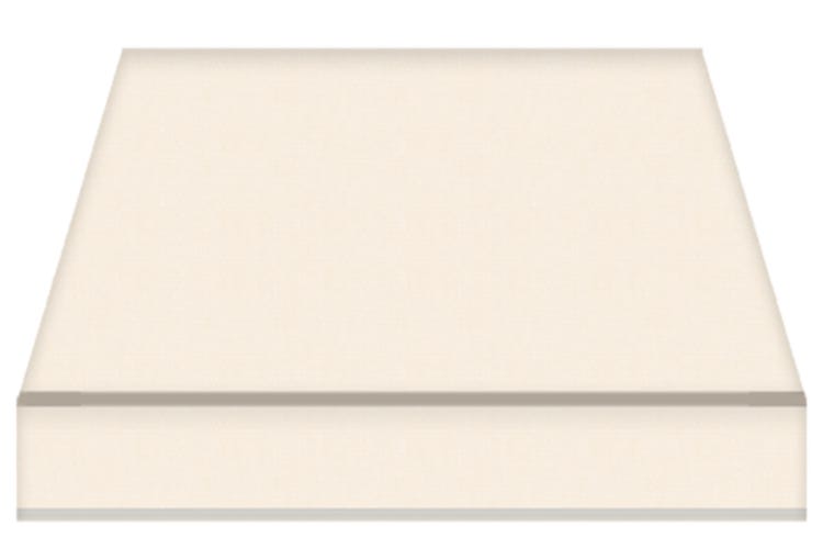 Tenda da Sole a Bracci Estensibili a Scomparsa Totale Tempotest Para' - Colore Panna 15/93 - Largh. 3,90 x Sporgenza 3,10 - Att. Soff. Arg. DX