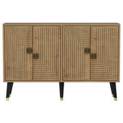 Buffet in legno "Ahart" - 120 x 30 x 80 cm - Chêne Saphir Or