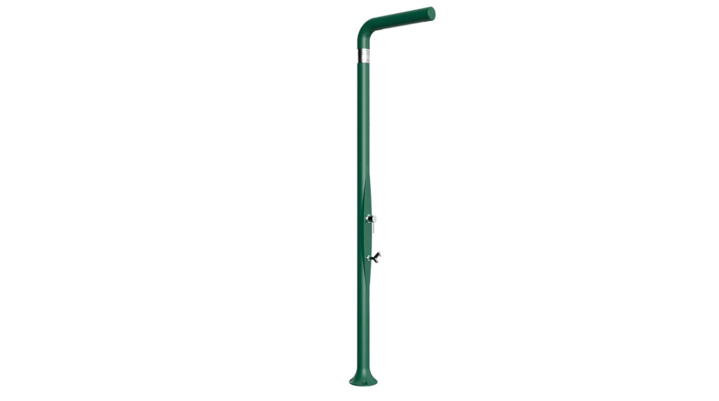Doccia Tradizionale In Polietilene Funny Yang Con Miscelatore E Lavapiedi Colore Verde Scuro Cv-T225/6016