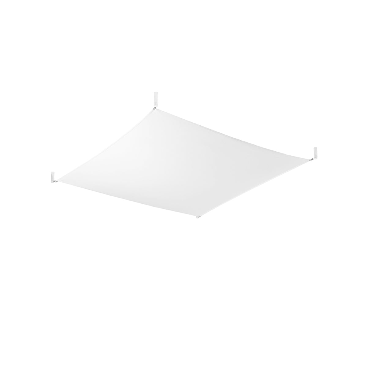LUNA 2BM Lampada in tessuto bianco 4x8,5W 850lm 3000K IP20