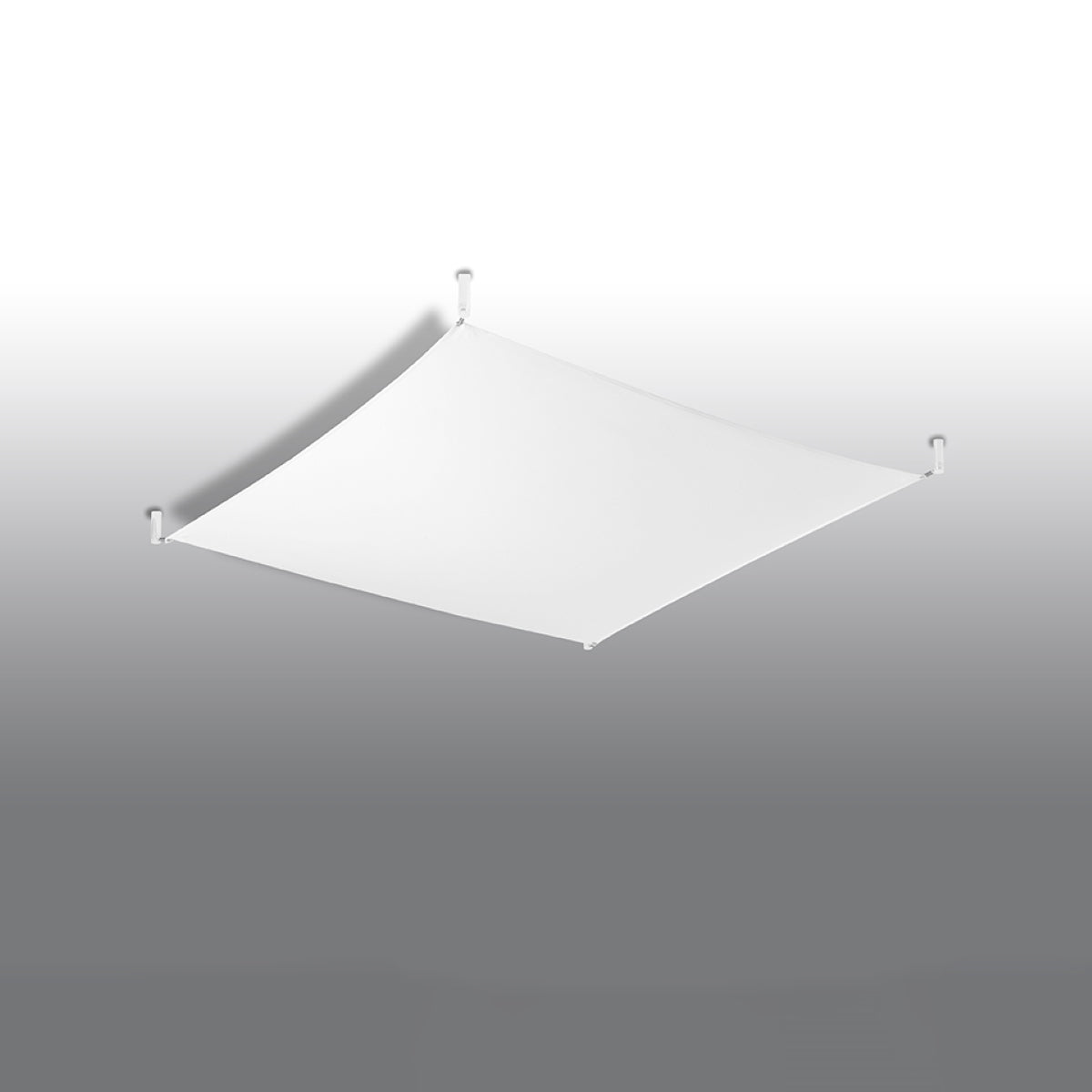 LUNA 2BM Lampada in tessuto bianco 4x8,5W 850lm 3000K IP20
