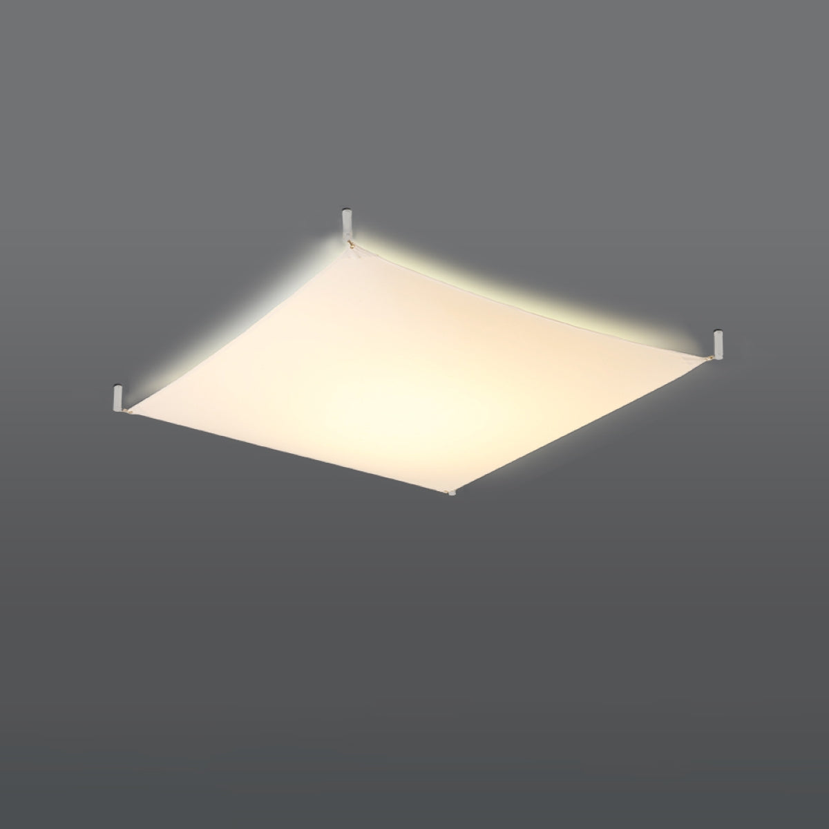 LUNA 2BM Lampada in tessuto bianco 4x8,5W 850lm 3000K IP20