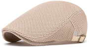 Cappello avanti, berretto, mesh estivo vuoto, unisex, protettivo dalla luce solare e respirante, regolabile, khaki