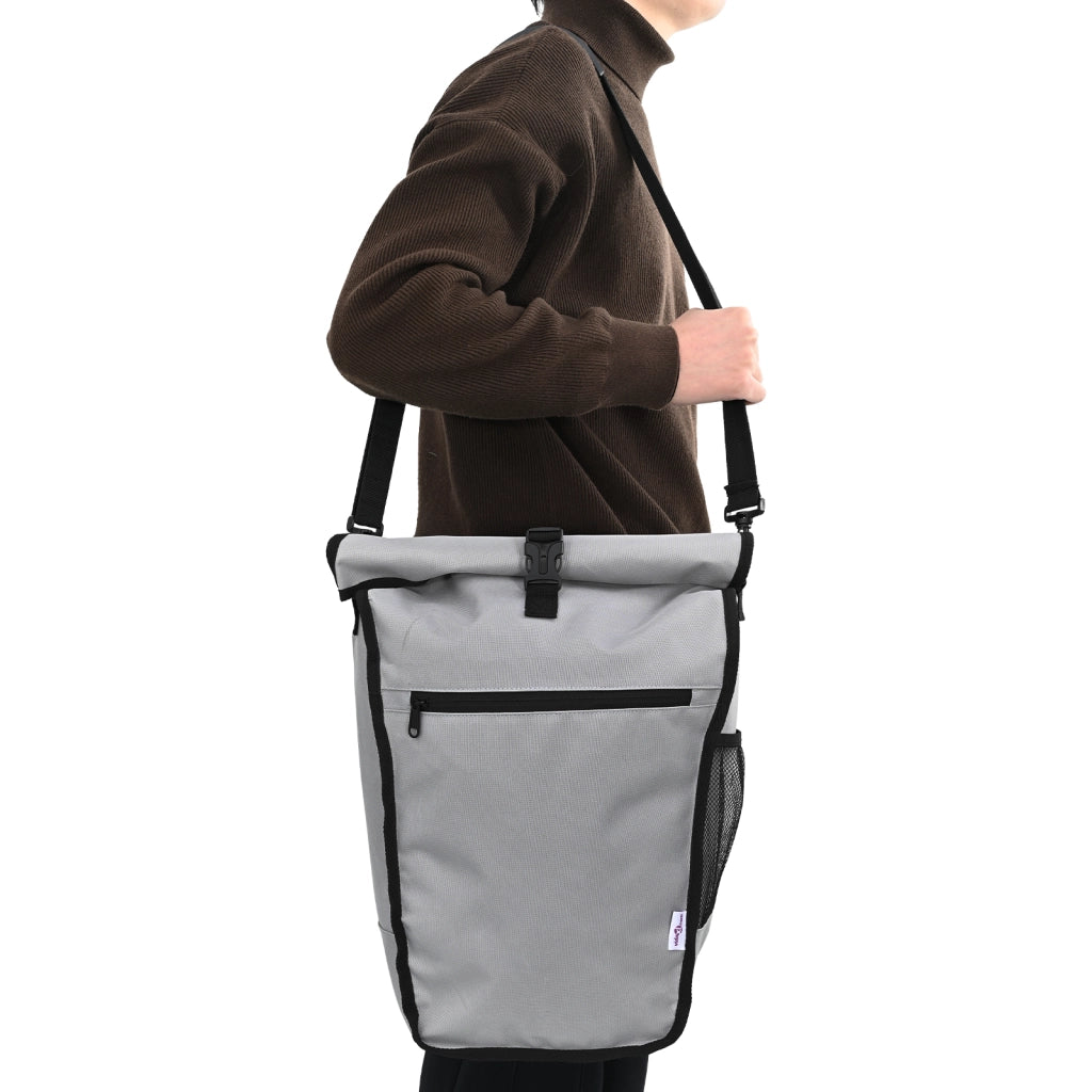 Borsa per Bicicletta per Portapacchi 20 L Grigia 34x16x59 cm
