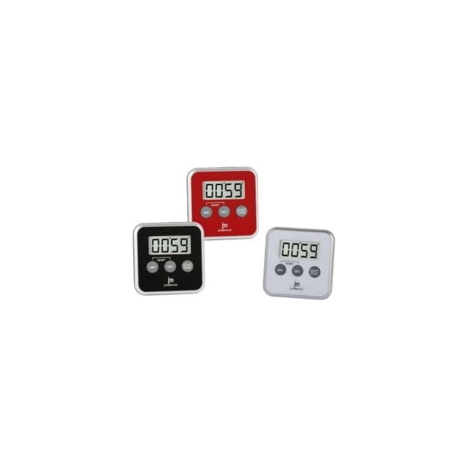 Lowell JT-5412R timer da cucina Timer da cucina digitale Rosso